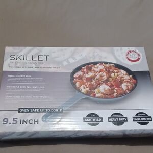 Black Cast Iron Skillet